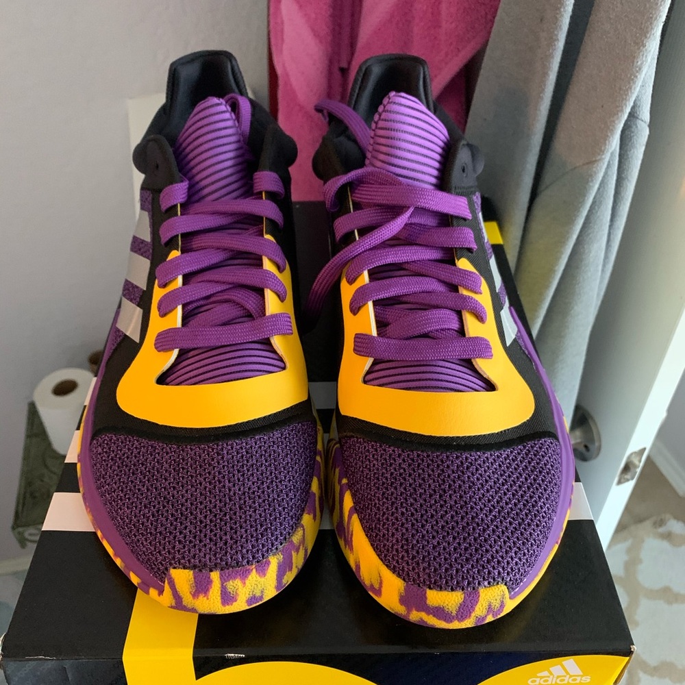 Adidas marquee boost laker color wave size 13